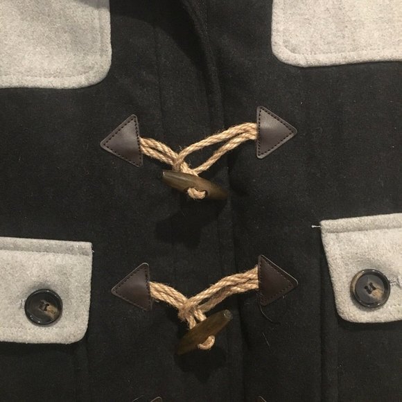 Thread Supply Toggle Coat Jacket Gray Womens - Picture 2 of 5